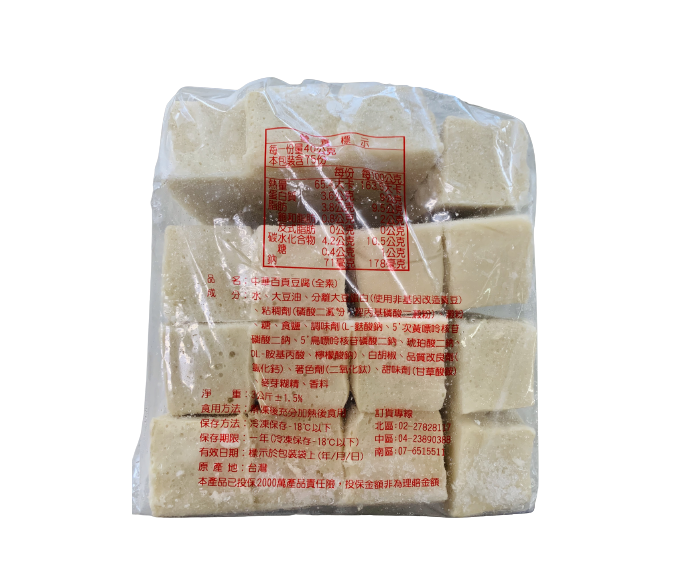 中華百頁豆腐(3公斤)