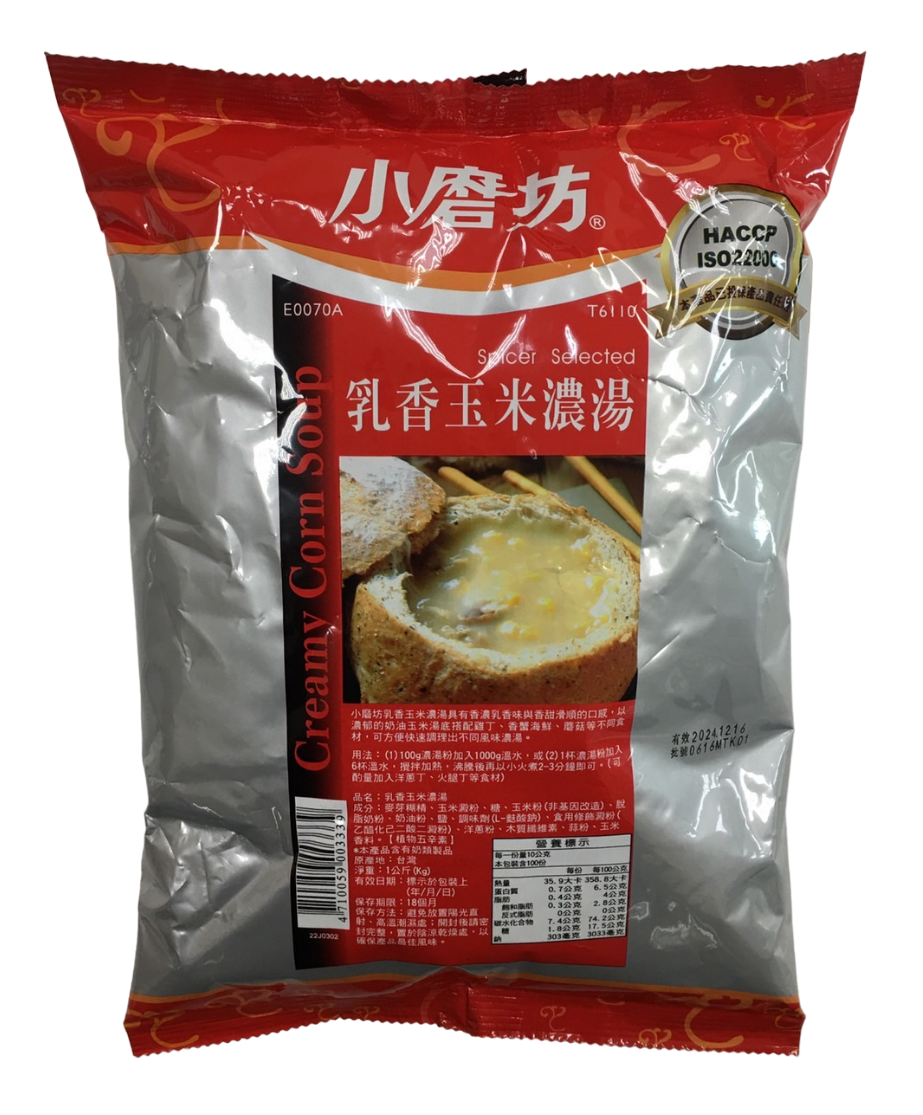 小磨坊-乳香玉米濃湯粉(1公斤)